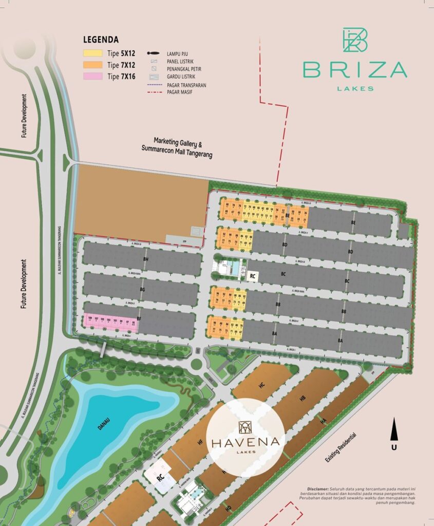 briza lakes siteplan